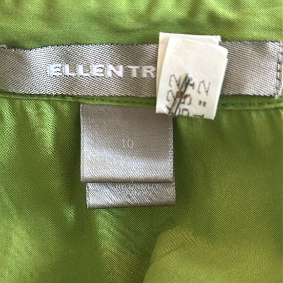 Ellen Tracy Green  3/4 Sleeve Button Down Cotton/Nylon/Spandex Shirt - Picture 8 of 12